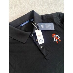 Cutter & Buck ADV Eco Tri-Blend Shirt Mens Medium Black Oklahoma State Cowboys